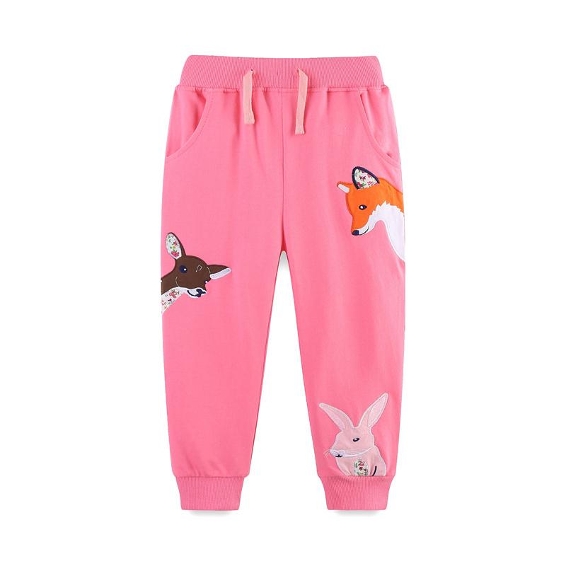 Jumping Meters 2-7T Dragon Boys Sweatpants Animals Girls Pants Full Length Children's Clothes Drawstring Kids Trousers