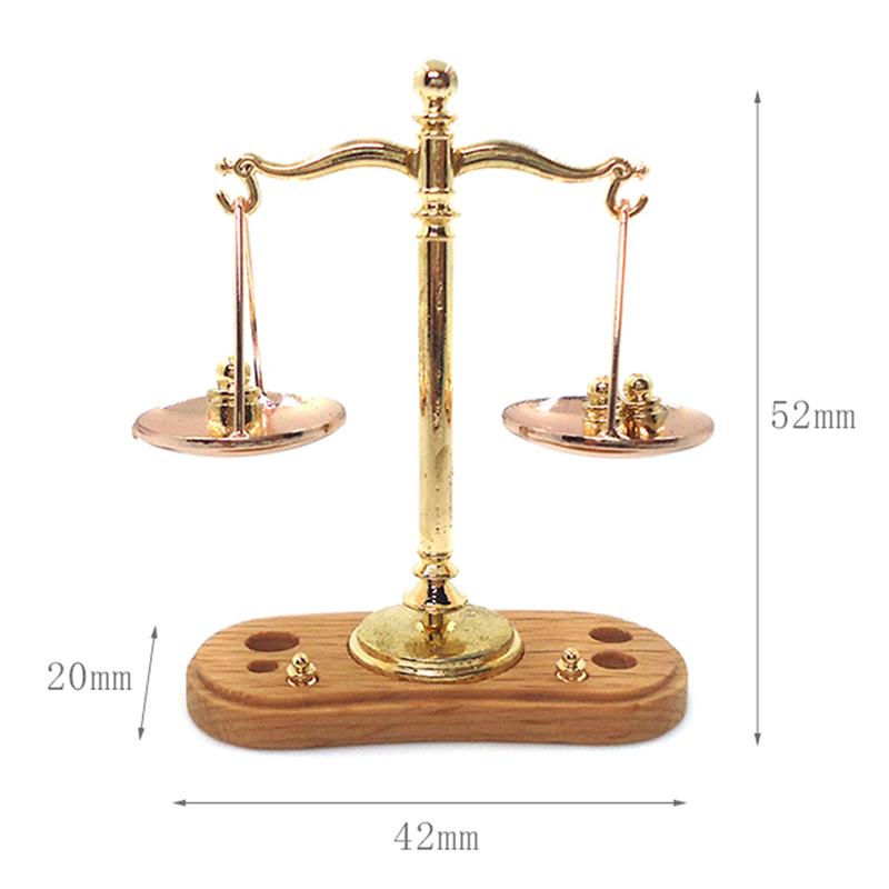 1: 12 Doll House Home Accessories Mini Scale French Scale Model