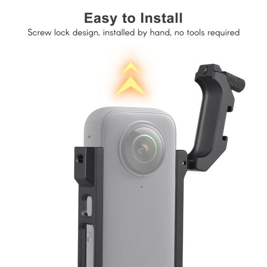 Action Camera Video Cage Protective Frame Shockproof Impact Resistant Easy To Install Metal Protective Frame Camera Cage Accessories for Insta360 X4