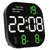 Digital Clock Large Screen LED USB 5V Remote Multifunctional Temperature Month Display Luminous