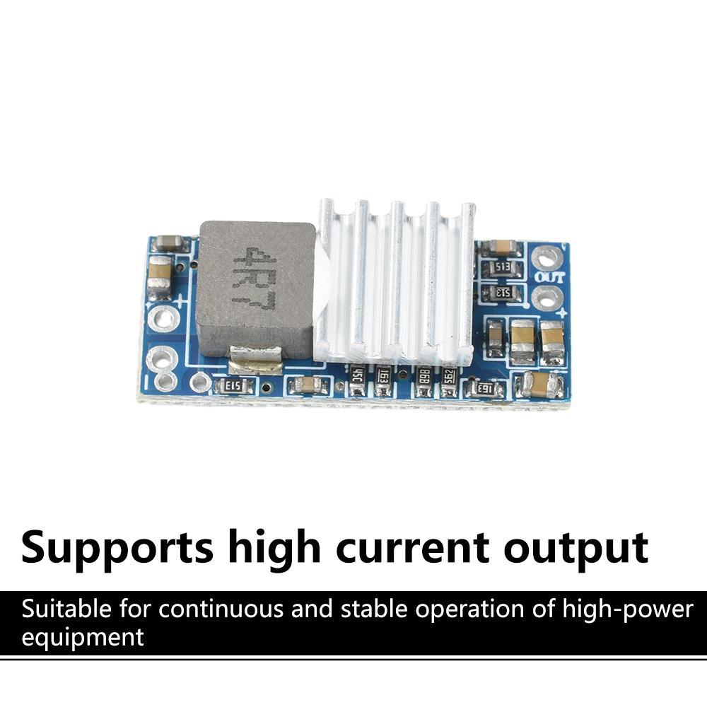 DC-DC Buck Boost Module 5A 6A Mini Power Module 3.3V 5V 9V12V Fixed Output Step-up/Step-down Converter for Drones RC Models BEC