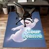 Casper Design Area Rug Personalized Name- Non-Slip, Soft & Cozy Floor Mat for Living Room, Office - Indoor/Outdoor Carpet