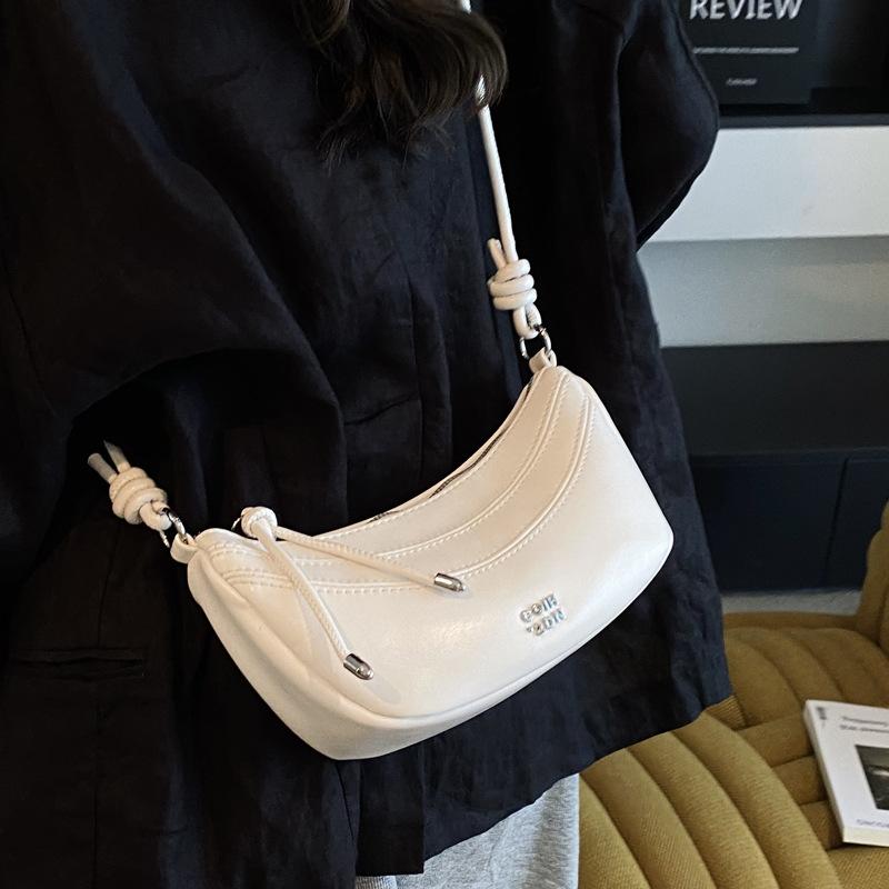 Simple and trendy underarm dumpling bag women's 2025 spring Korean version fashionable versatile shoulder bag niche high-end women's bag