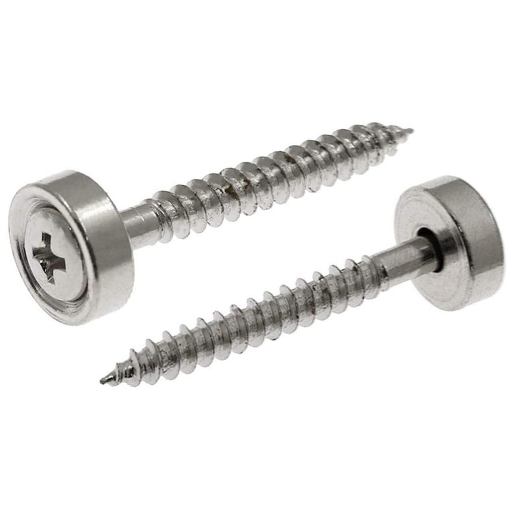 Sada 4 ks pouzder kloubů na krk kytary Šrouby pro montáž na krk kytary Pouzdra s maticemi