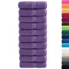 VidaXL Serviettes de toilette Premium SOLUND 10 pièces Violet 30 x 30 cm 600 g/m² 137349