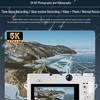 WD07 Mirrorless Digital Camera, 8MP, HD 5K, Dual Front and Rear Cameras, Beauty Self-timer.