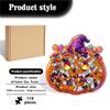 Halloween Theme Cute Ghost-shaped Jigsaw Puzzle 119-piece Cut Ghost Pieces  Home Decor