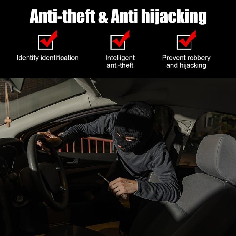 Anti-Theft Alarm System Car Engine Immobilizer Lock Car Wireless Engine Lock Intelligent Circuit Cut Offs with 2 Remotes