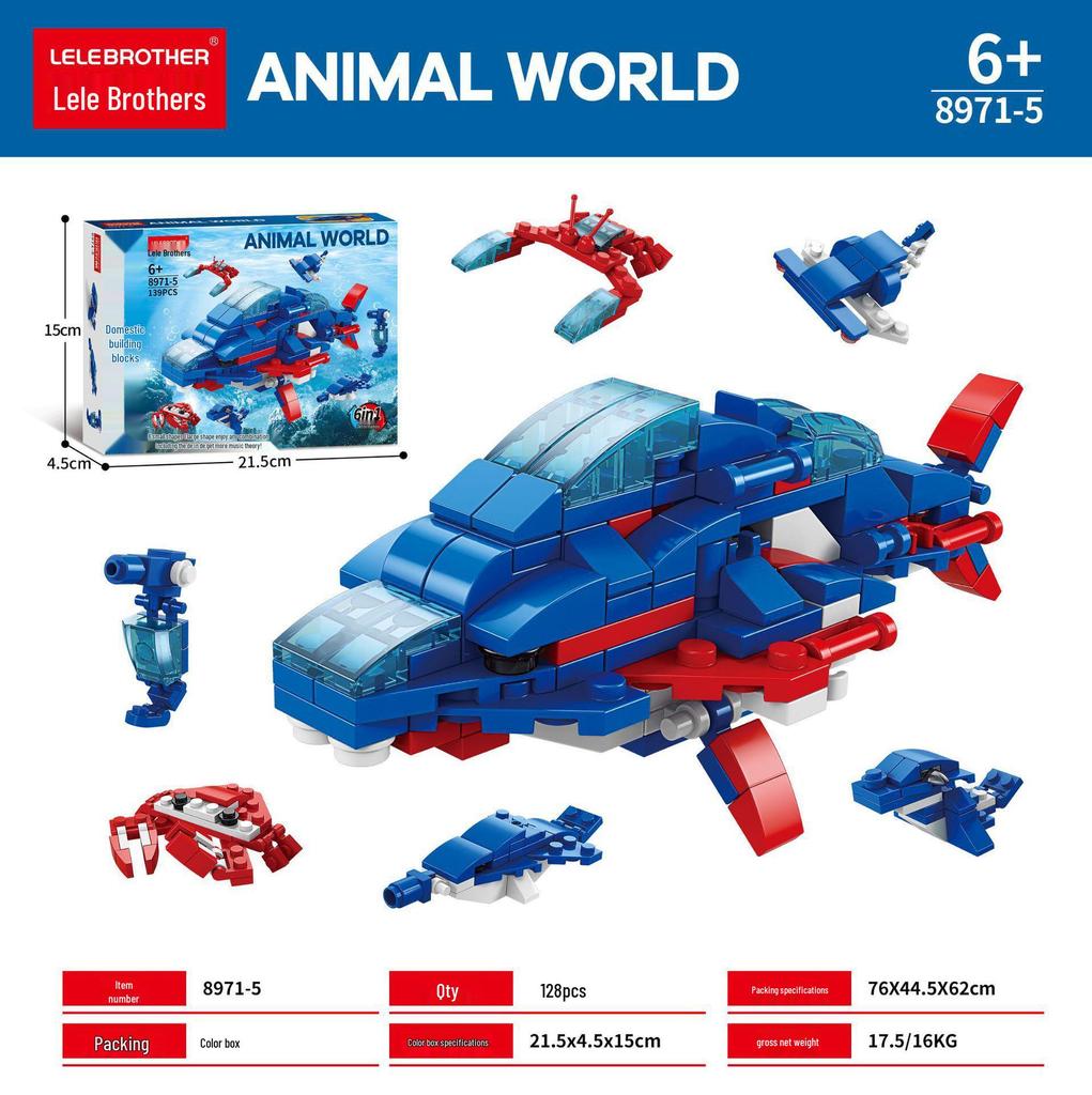 Military Mecha Aircraft Carrier & Space Rocket Building Blocks for Kids - Educational Assembly Toy