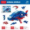 Military Mecha Aircraft Carrier & Space Rocket Building Blocks for Kids - Educational Assembly Toy