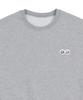 GRAVER [Unisex] Double Smile Embroidered Logo Sweatshirt_Gray