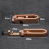 Leder Nähklemme Werkzeug, Nähbock Klemme, Multifunktionales Faltbares Holz Desktop Gestell,