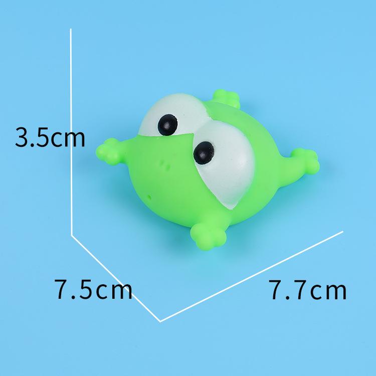 Baby Bath Toys Soft Rubber Water Spray Colorful Animals Model Squeeze Sound Spraying Beach Bathroom Toys for Infant Kids Gift