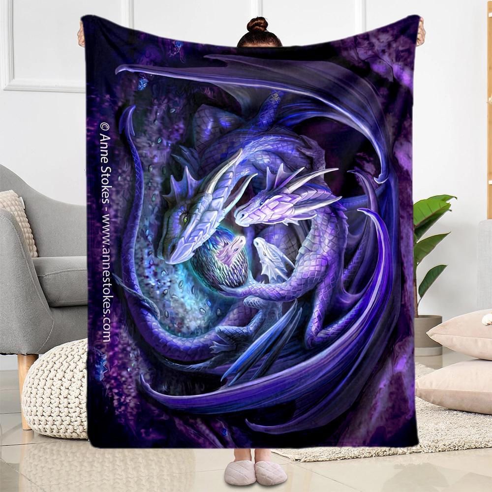 Gothic Style Blanket Comfortable Suitable for Picnics Sofa Seaside Four Seasons Universal Modern Style Best Holiday Gift for Friends Family