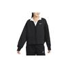 Strickwaren Damen Schwarz V-Ausschnitt Verdickt Und Mit Fleece Gefüttert Strickjacke FB8773-010
