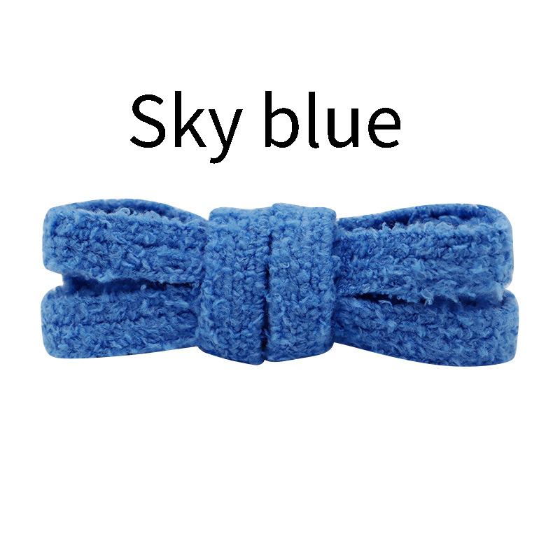 Quality 1.5cm Wider Plush Rope Laces for Shoes Fluffy Shoelaces Casual Sneakers Flat Shoelace 100/120/140/160CM Shoe Accessories