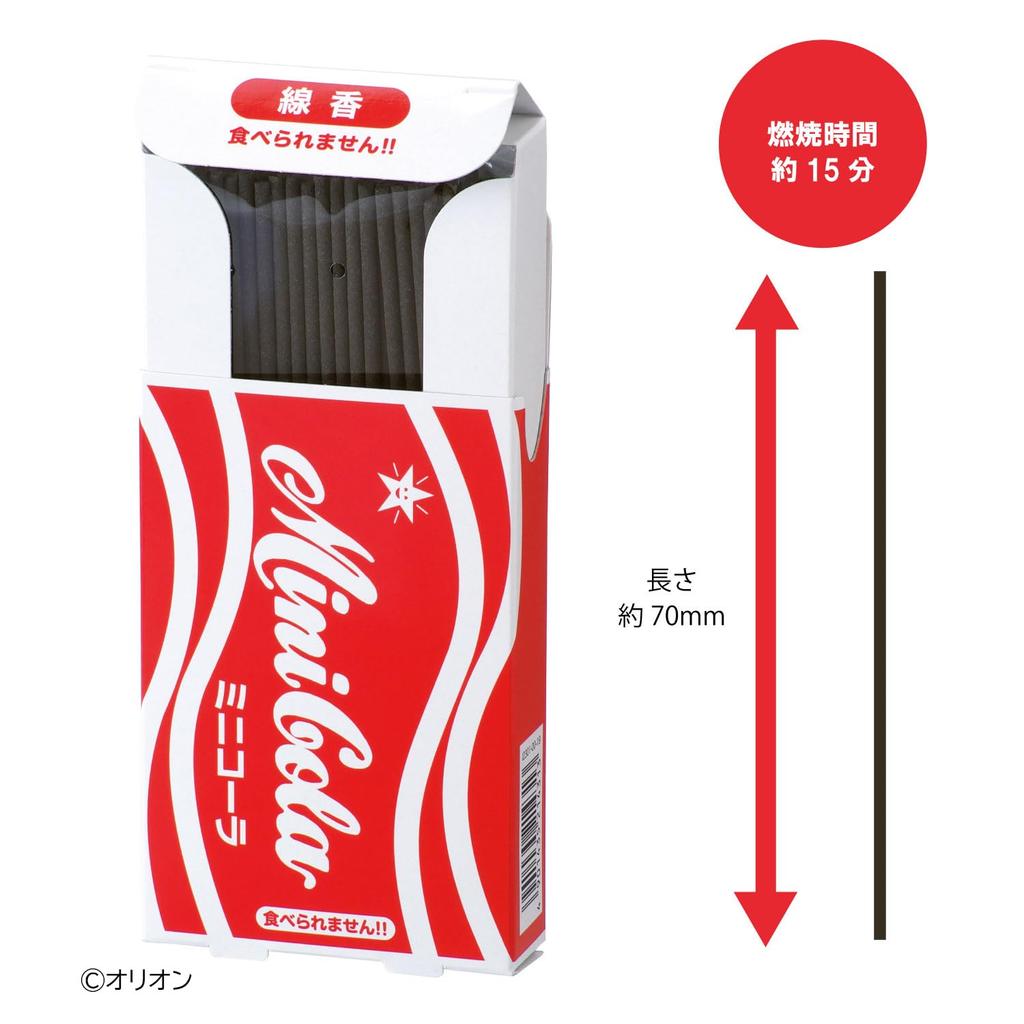 Kameyama Collaboration Incense Mini Cola Scent 100 Short 70mm Sticks, R, Approx. 30g, Approx. Sticks, Type, Approx.