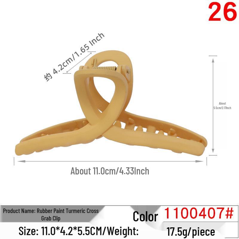 High-Quality Versatile Cross Claw Hair Clip – Stylish Large Ribbon Accessory