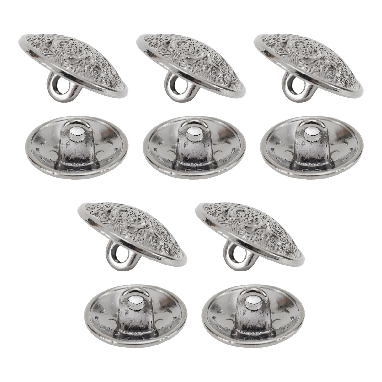 

Для пиджака костюмы пуговицы полые резные швейные круглые металлические Black 15mm