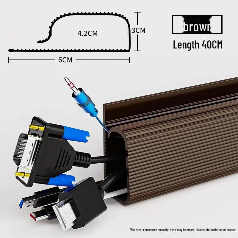 Under-Desk Cable Management Rack: Computer Wire Organizer and Desktop Wiring Box