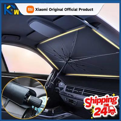 Universal Foldable Car Windshield Sunshade Front Window Sun Protection for SUV Sedan and Van Summer Heat Shield Auto Sun Visor