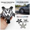 FD08-4pcs 135mm Volkswagen Car Wheel Center Cap Hub LOGO Covers Accessories For VW Golf Passat Tiguan Polo Jetta Beetle MK5 6 7 8
