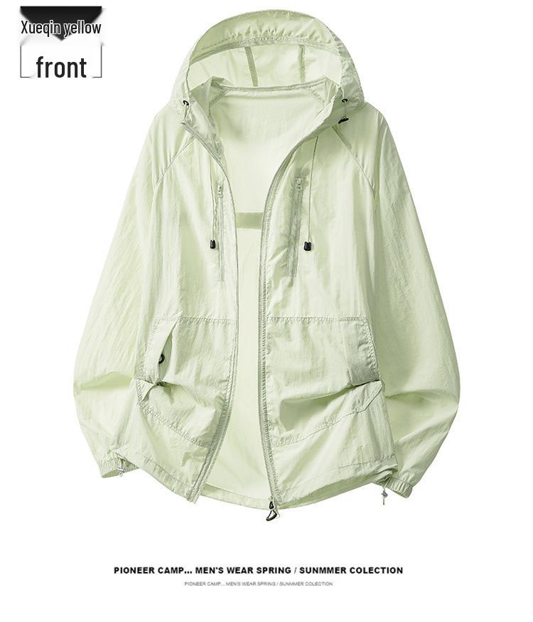 Unisex UPF50+ Ice Silk Sun Protection Hooded Jacket - Lightweight, Breathable, Summer Outerwear