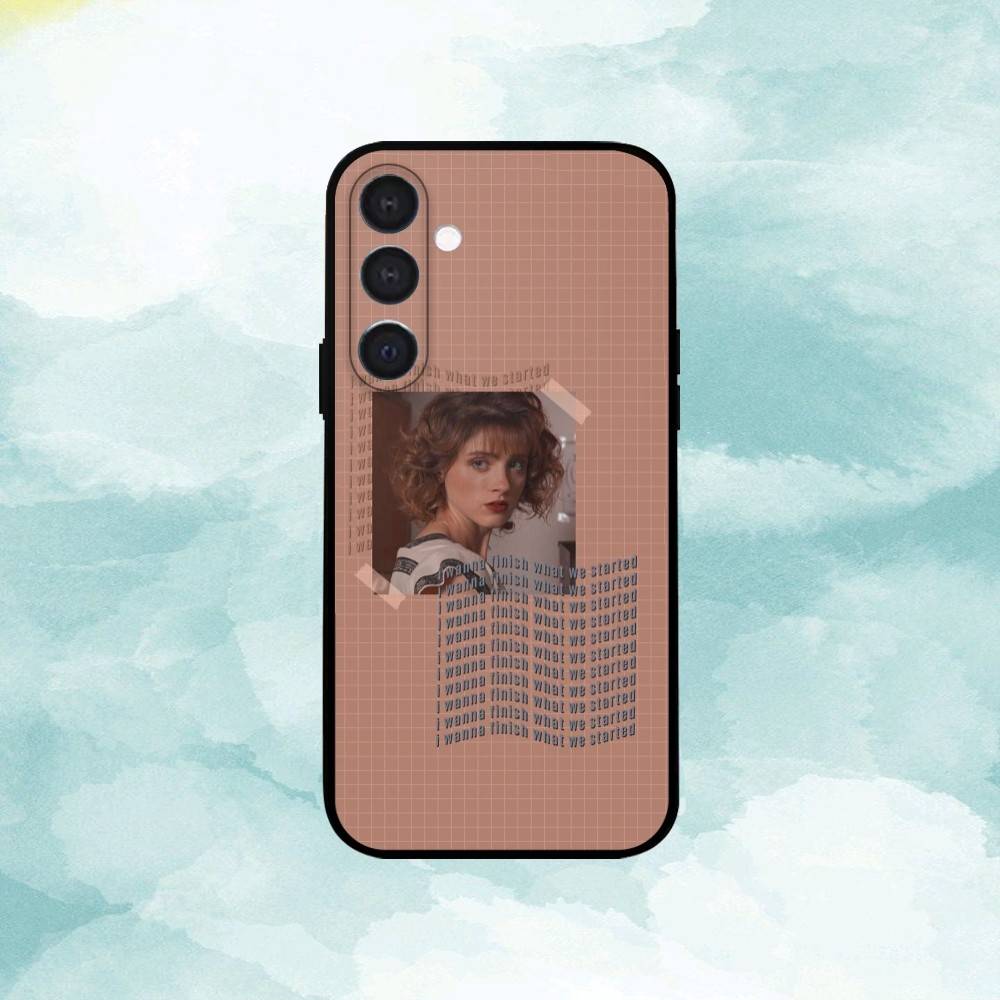 N-Natalia Dyer  Phone Case For Samsung  A73,72,71,53,52,51,22,91,80, Soft Black Cover