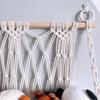 Lightweight and Stylish Wall Shelf Handwoven Fringe Wall Hangers for Home Decor and Displaying Personal Collections