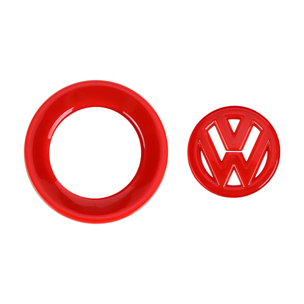 Pentru VW Volkswagen Jetta MK5 Golf Mașină Plastic ABS Volan Logo Cerc Ornament Autocolant pentru VW Golf Polo Jetta Touran Mk6 Tigua