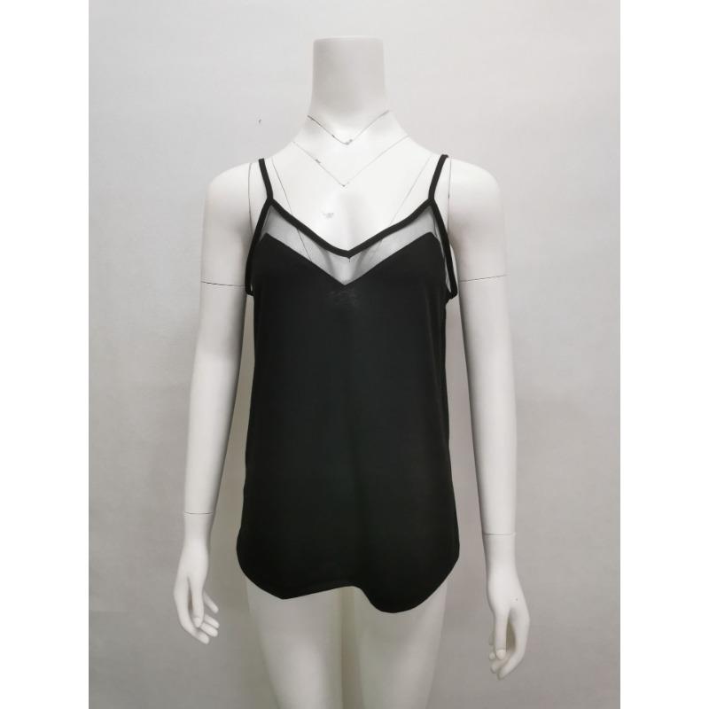 Modische und sexy einfarbige V-Ausschnitt rückenfreie Damenwesten