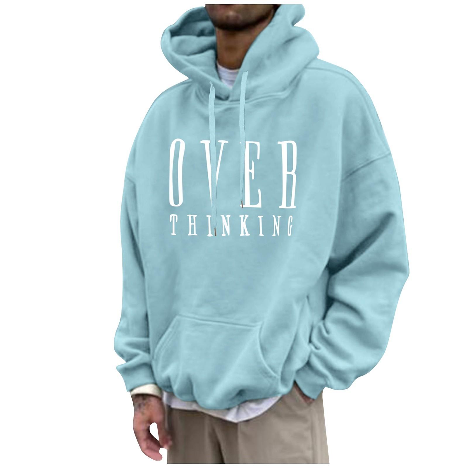 

Мужская свободная толстовка с капюшоном с принтом, мужская повседневная модная спортивная толстовка XXL