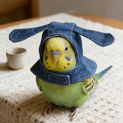 Cozy Parrot Cloak Soft Bird Flight Cap Bird Accessories Bird Go Out Costume  Photography