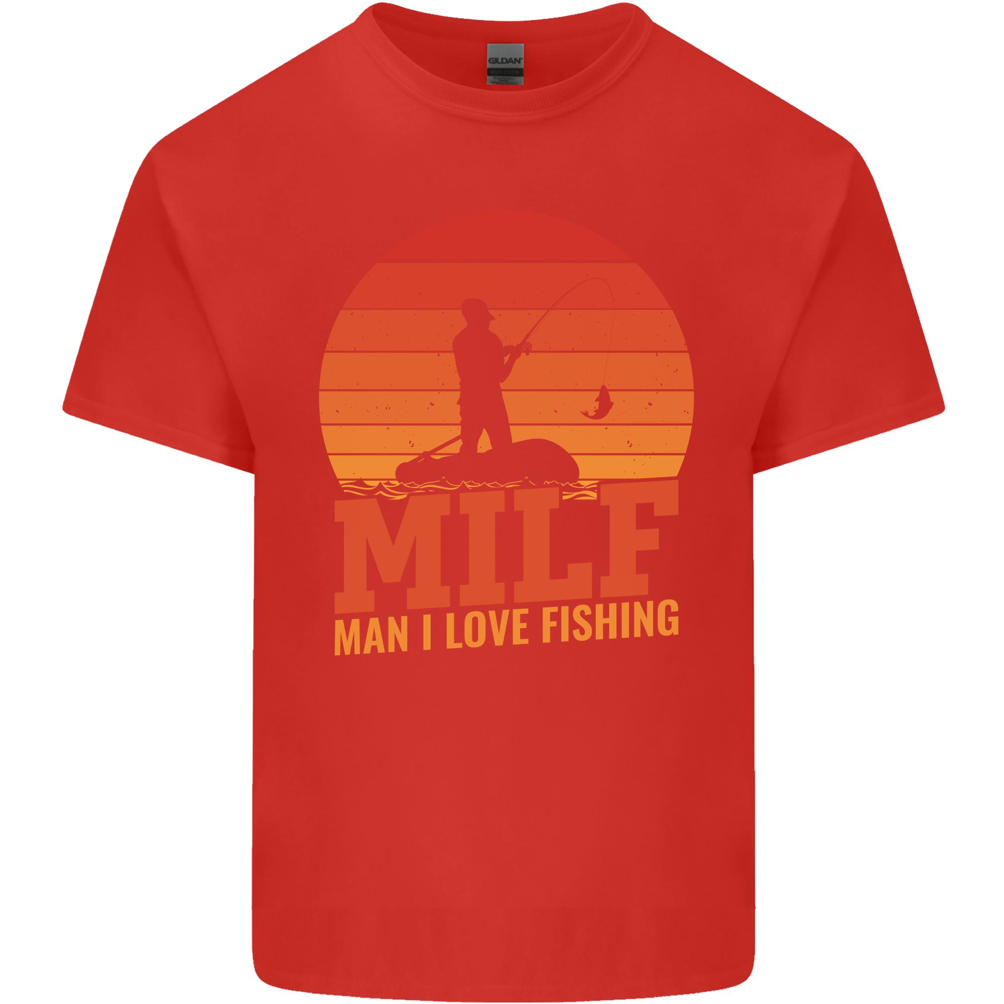 MILF Fishing Funny FisherUnisex Fathers Day Unisexs Light Cotton TShirt S
