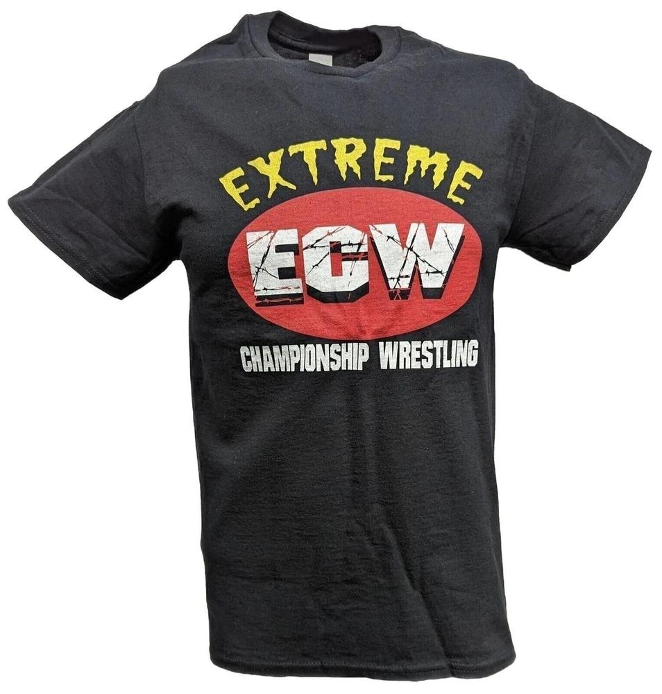 ECW Hardcore Wrestling TShirt Warning Hazardous to Your Health S