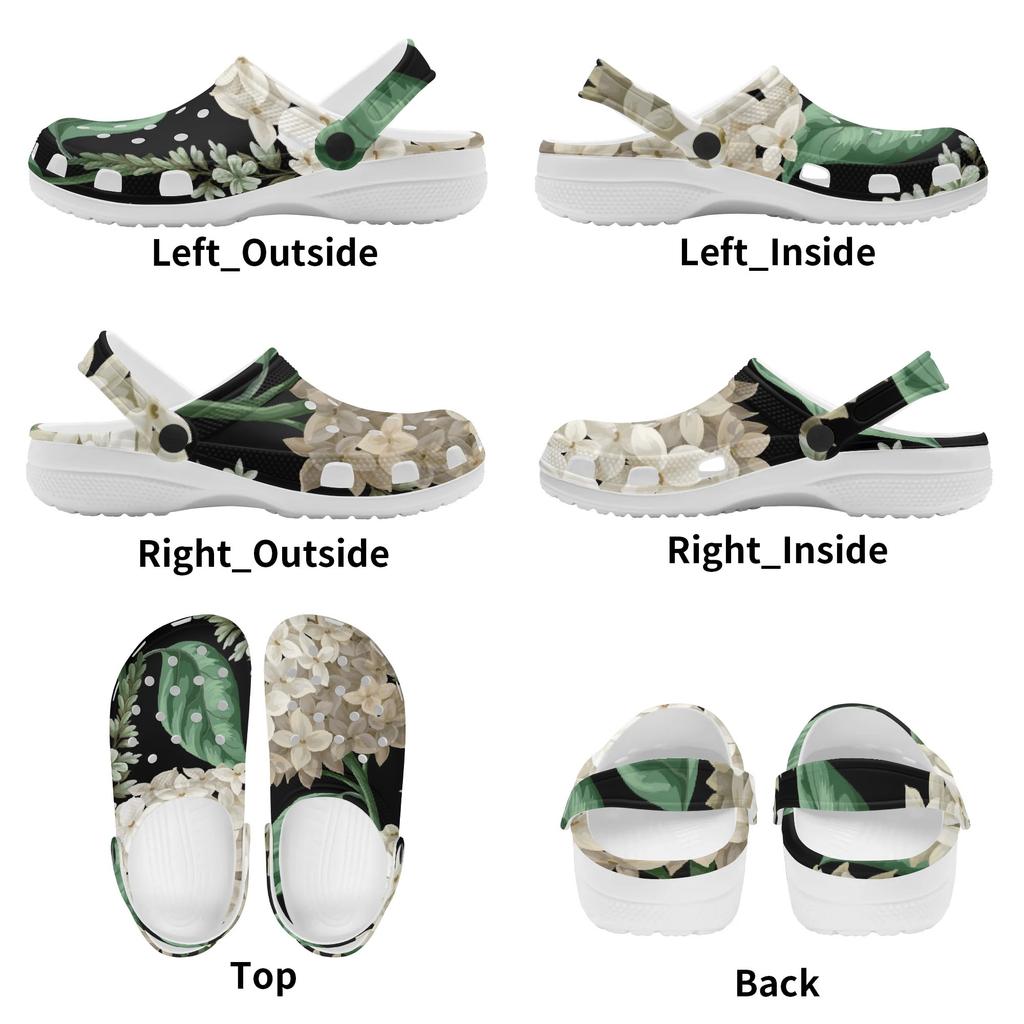 Cute Printed EVA Clogs Sandals Women Men Flexible Lightweight Slip On Casual Slippers Soft Sole Summer Shoes Leisure Wear
