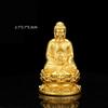 Statue en Cuivre Pur Bénie par Bouddha de Shakyamuni Manjushri Bouddha de la Médecine 1 pouce, Petite Statue de Bouddha pour Offrande 1 Pièce