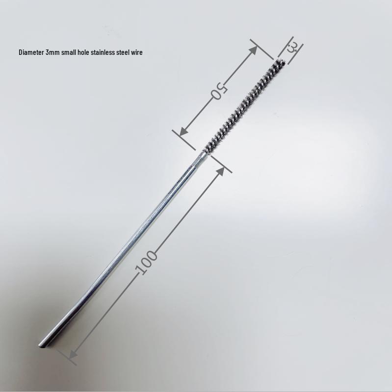 Abrasive Wire Tube & Pipe Brush - Steel Bristle for Deburring & Polishing