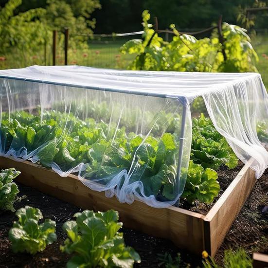 Garden Mesh Netting Plant Insect Barrier Cover Mosquito Net Fine Mesh Insect Netting for Raised Beds Greenhouse Patio