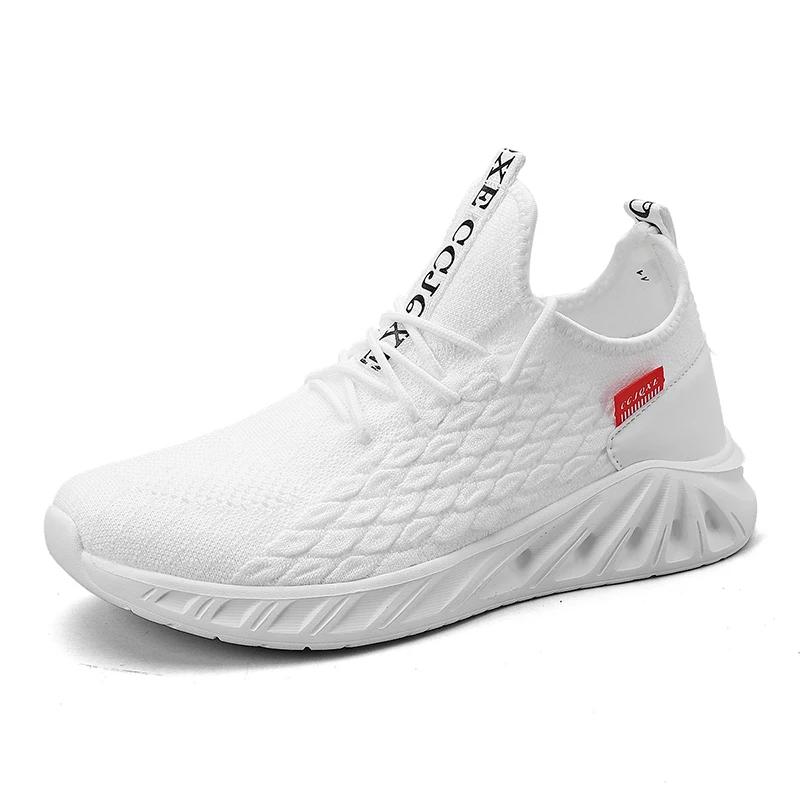Fashion Men Casual Shoes Breathable Sneakers Flats Mens Walking Shoes Athletic Jogging Running Mesh Lightweight Sport Shoes