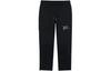 Artist DFT Collaboration Collection, Straight Fit Mid Rise Fleece Lined Casual Pants Men's Black AKXR589-1