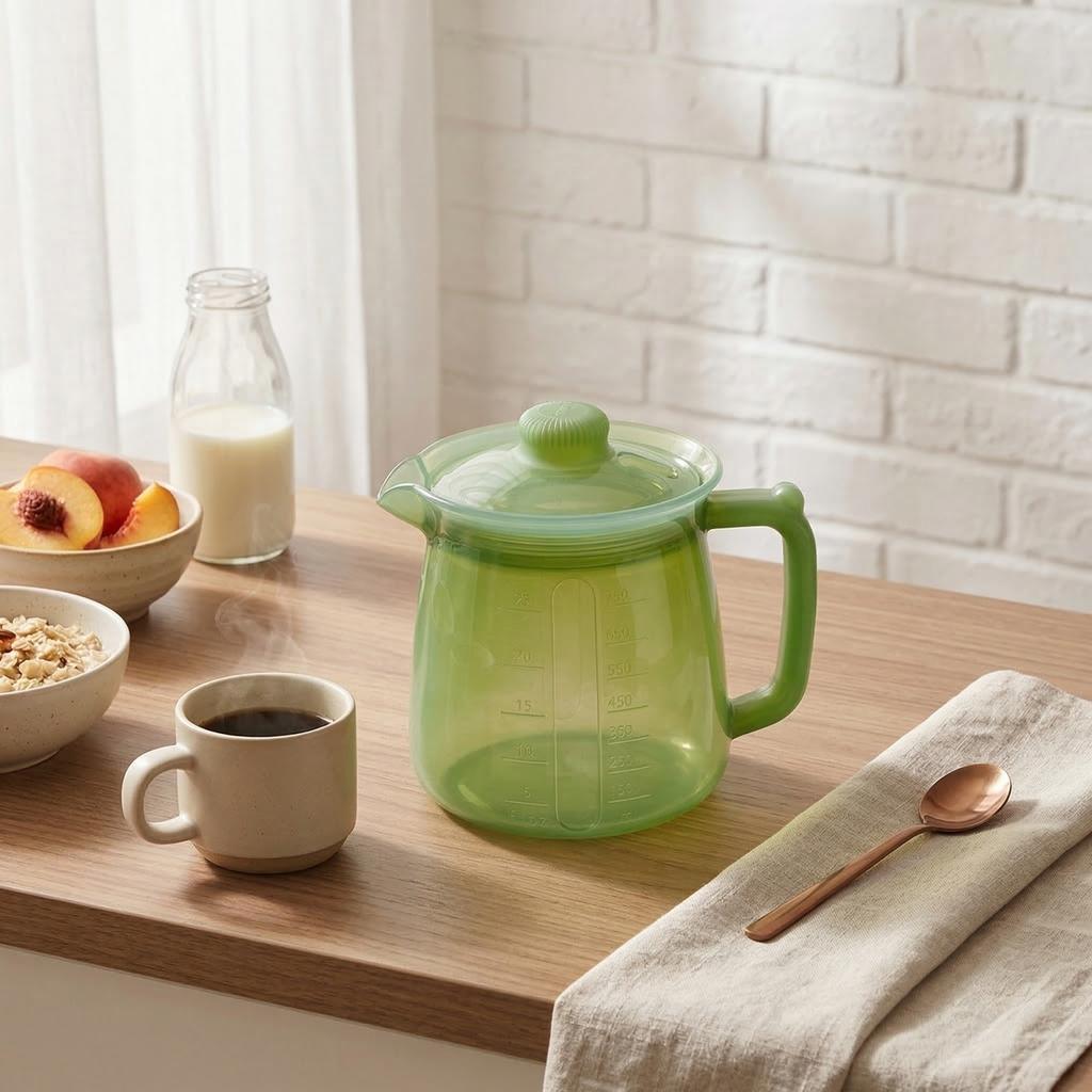 Food  Grade Silicone Multi  Functional Hot Milk And Coffee And Kitchen Storage Pot 750ml