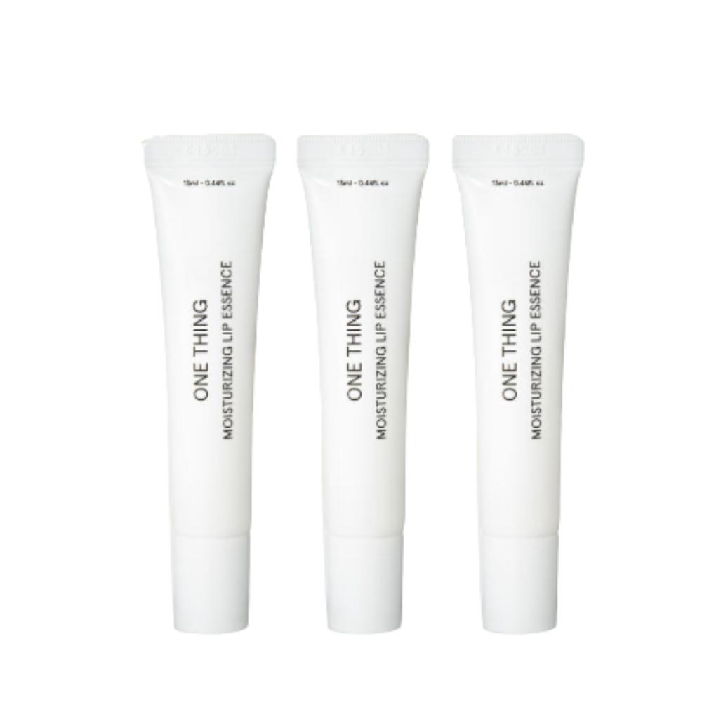 ONE THING Organic Oil Lip Essence 13g (Pack of 3) Colorless Moisturizing & Dead Skin Cell Care
