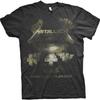 Metallica Men's Master of Puppets Distressed Slim Fit T-Shirt Black