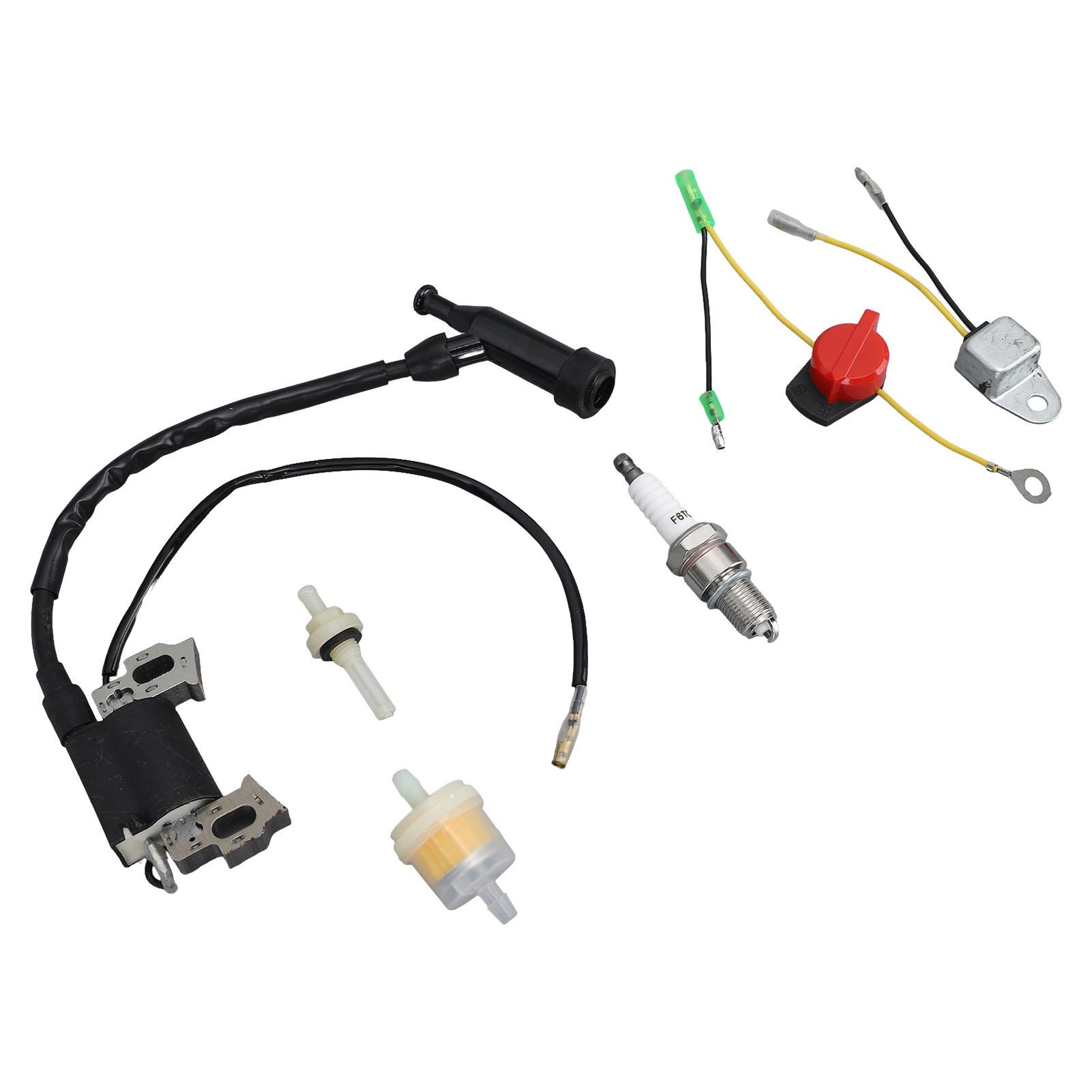 

Ignition Coil Spark Plug Air Filter Stop Switch Engine Replacement Parts for GX120 GX160 GX200 5.5HP 6.5HP Engine