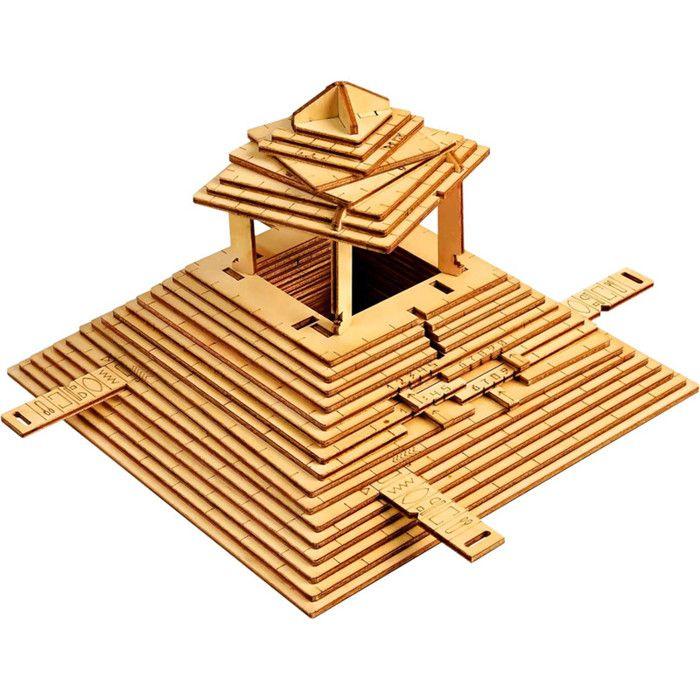 Maquette Et Jeu D'escape Box - Quest - Pyramid - 70 Pièces - Pour Adultes - Intérieur