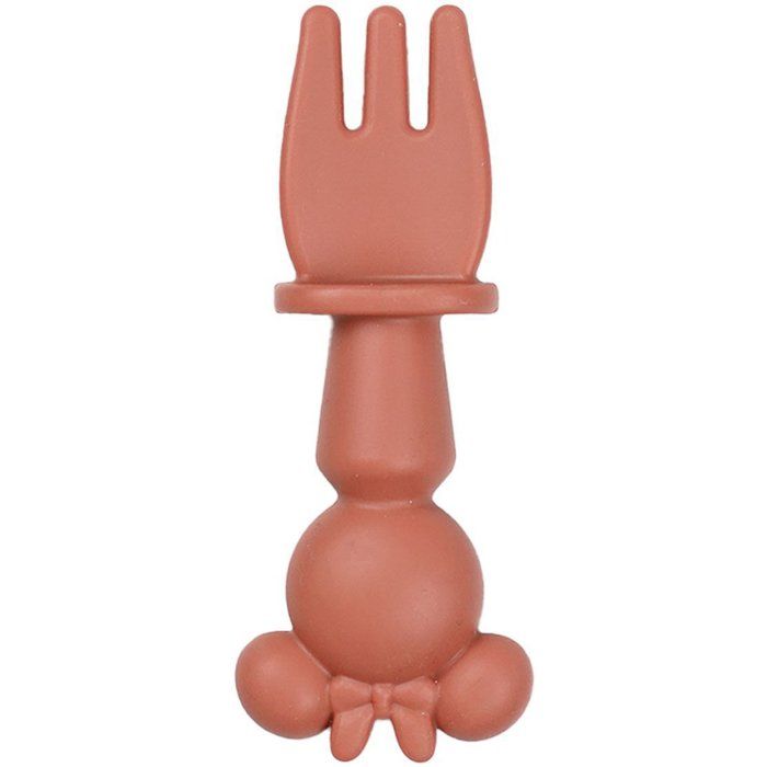 Joom Thermobaby Unisex Baby Set De 2 Couverts Silicone - 2 Pcs Silicone Cutlery Set Minnie - Bild 2