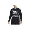Nike Dri-FIT Letter Print Crew Neck Long Sleeve Sweatshirt DX0903-010