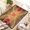 Basketball Court Non-slip Area Rug Machine Washable Large Crystal Velvet Carpet for Living Room Bedroom Decor