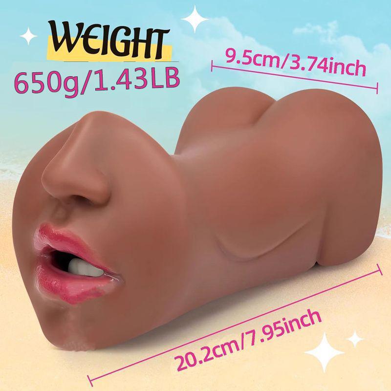 3 In 1 Masturbators Penetration Men Sex Toys Artificial Vagina Anal Mouth Pocket Pusssy Adults Blowjob Male Masturbation Tools